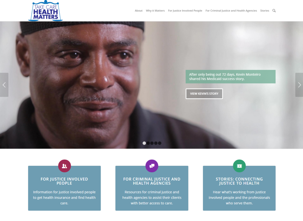 Take Care Health Matters Homepage