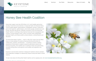 Keystone project feature page