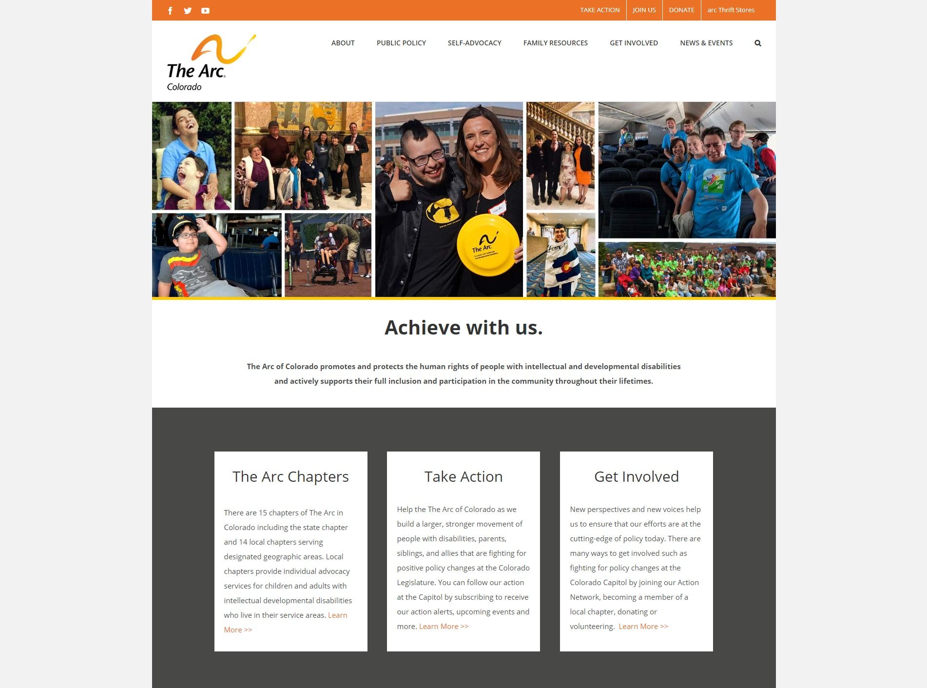 The Arc of Colorado Homepage